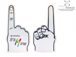 มือโฟม, ของเล่นโฟม, อุปกรณ์เชียร์กีฬาโฟม