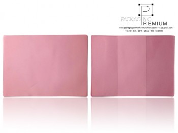 C 008 : ปกพาสปอร์ต สีชมพูอ่อน ขายส่ง 