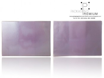 C 012 : ปกพาสปอร์ต สีชมพูอ่อน เลเซอร์ ขายส่ง 