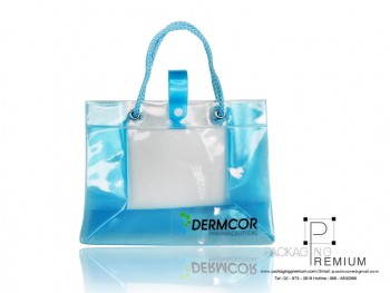 กระเป๋าช็อปปิ้ง สีฟ้า DERMCOR