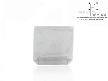  ซองซิปรูด PVC ขนาด A4 ขยายก้นใส